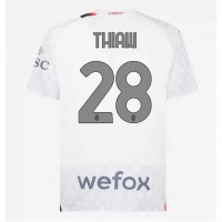 Camisa de Futebol AC Milan Malick Thiaw #28 Equipamento Secundário 2023-24 Manga Curta